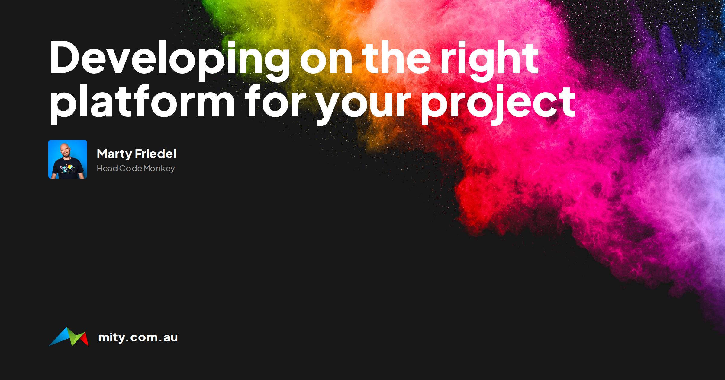 Choosing the Right Platform for Your Project | Mity Digital